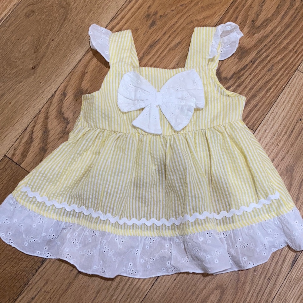 Baby Essentials Seersucker Dress with Bloomers